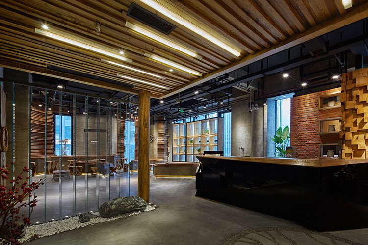 园里火锅店装修餐饮空间设计13