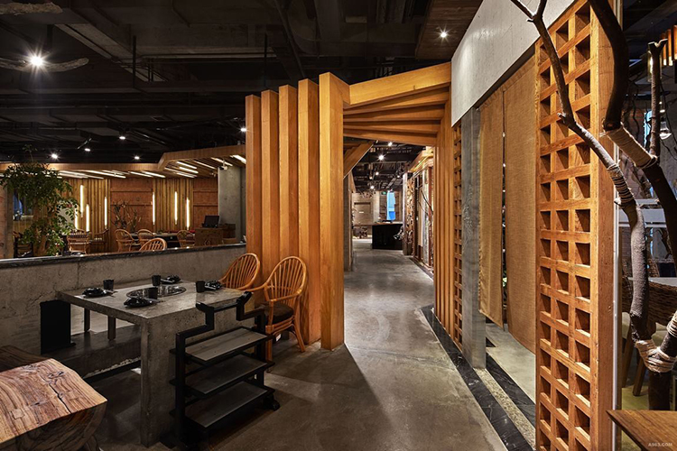 园里火锅店装修餐饮空间设计18