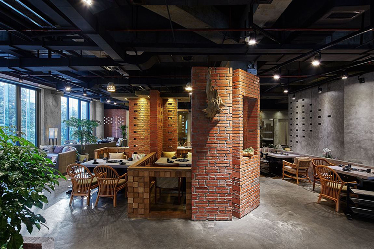 园里火锅店装修餐饮空间设计22