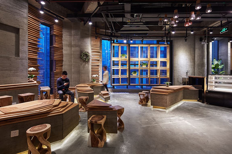 园里火锅店装修餐饮空间设计24