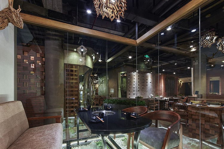 园里火锅店装修餐饮空间设计27