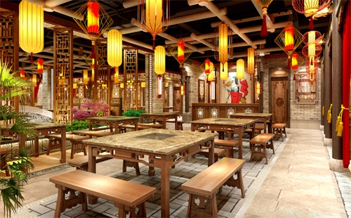 中式餐厅设计应该考虑哪些元素和角度呢?-贝帝设计