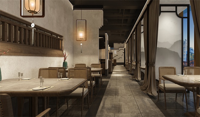 中式餐厅空间设计